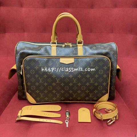 [정품직조원단] 루이비통 25 한정판 keepall cargo50 여행 가방 C5411