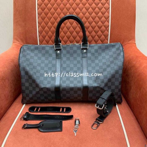 [정품직조원단] 루이비통 25 한정판 Keepall45 N41418 여행 가방 C5414