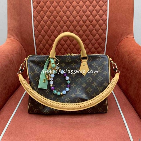[정품직조원단] 루이비통 25 한정판 speedy soft30 M15107 크로스백 가방 C5424