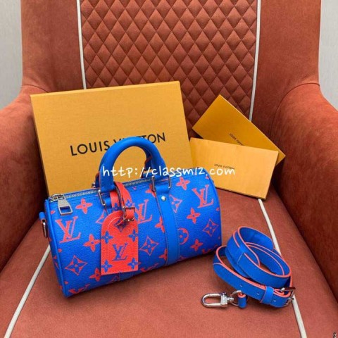 [정품직조원단] 루이비통 25 한정판 keepall25 M14989 크로스백 가방 C5443