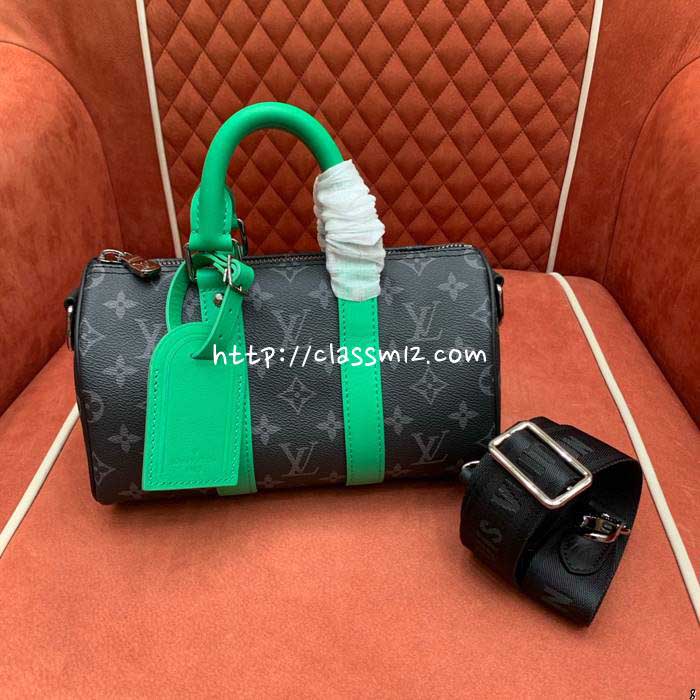 [정품직조원단] 루이비통 25 한정판 keepall25 M25885 크로스백 가방 C5444