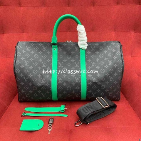 [정품직조원단] 루이비통 25 한정판 keepall50 M26434 여행 가방 C5446