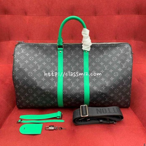 [정품직조원단] 루이비통 25 한정판 keepall55 M26434 여행 가방 C5447