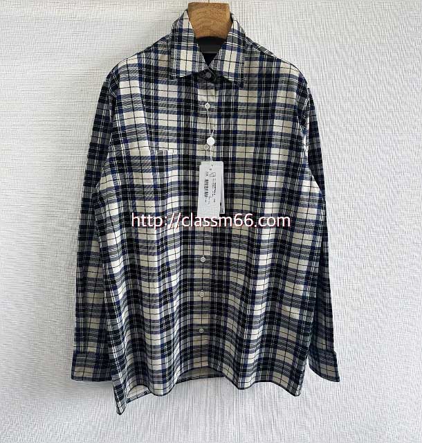 마르지엘라 25 한정판 남여공용 양면 긴팔 셔츠 A12860