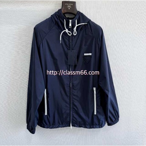 프라다 25 한정판 Re-Nylon 남여공용 긴팔 후드 자켓 A12879