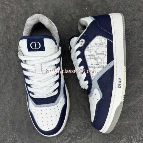 디올 25 한정판 B27 남여공용 소가죽 카프스킨 운동화 B4727