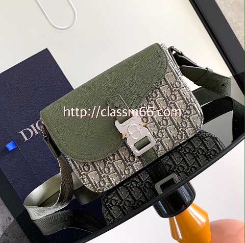 디올 25 한정판 Oblique 소가죽 카프스킨 크로스백 가방 C5474