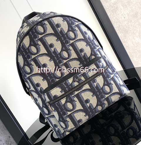 디올 25 한정판 Oblique 소가죽 카프스킨 백팩 C5481