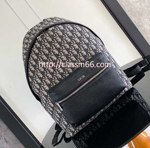 디올 25 한정판 Oblique 소가죽 카프스킨 백팩 C5483