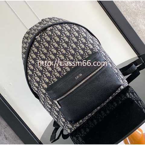 디올 25 한정판 Oblique 소가죽 카프스킨 백팩 C5483