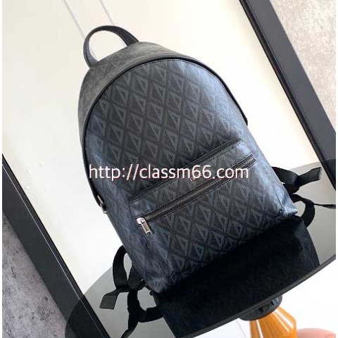 디올 25 한정판 Diamond 소가죽 카프스킨 백팩 C5485