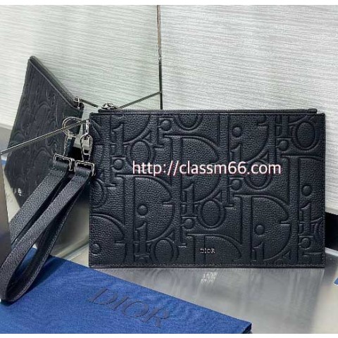 디올 25 한정판 Gravity 소가죽 카프스킨 클러치백 가방 C5501