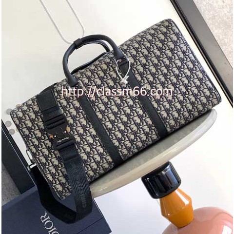 디올 25 한정판 Lingot 50 소가죽 카프스킨 여행 가방 C5505