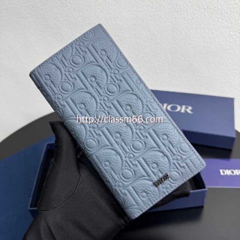 디올 25 한정판 소가죽 카프스킨 장지갑 E884