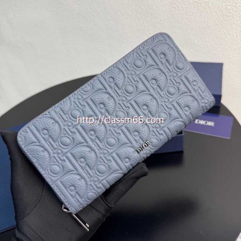 디올 25 한정판 소가죽 카프스킨 장지갑 E887