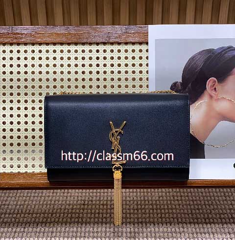 입생로랑 25 한정판 354119 소가죽 카프스킨 크로스백 가방 C5544