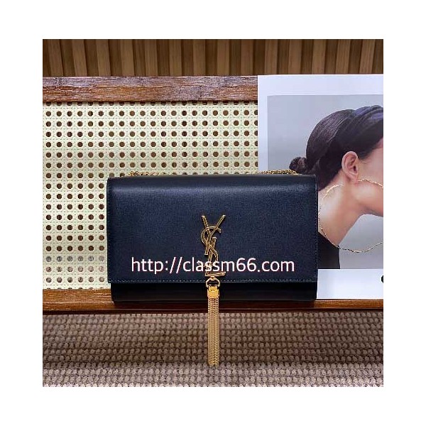 입생로랑 25 한정판 354119 소가죽 카프스킨 크로스백 가방 C5544