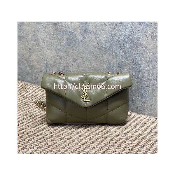 입생로랑 25 한정판 759337 loulou puffer 크로스백 가방 C5547