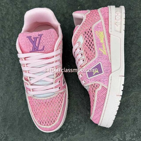 루이비통 25 한정판 1AHTRC TRAINER 남여공용 운동화 B4743