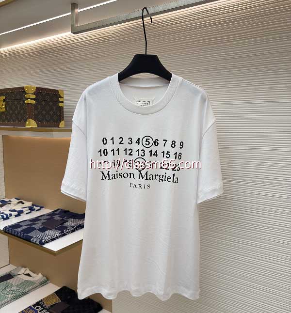 마르지엘라 25 한정판 남여공용 반팔 티셔츠 A12995