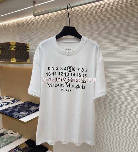 마르지엘라 25 한정판 남여공용 반팔 티셔츠 A12995