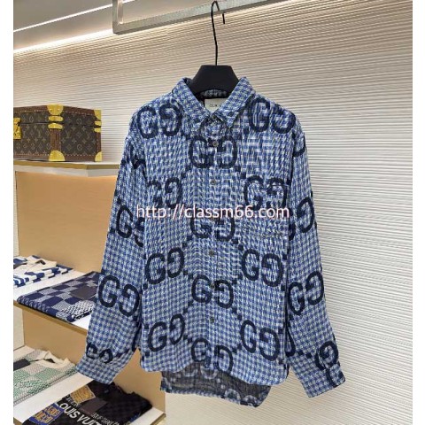 구찌 25 한정판 남여공용 긴팔 셔츠 A13010