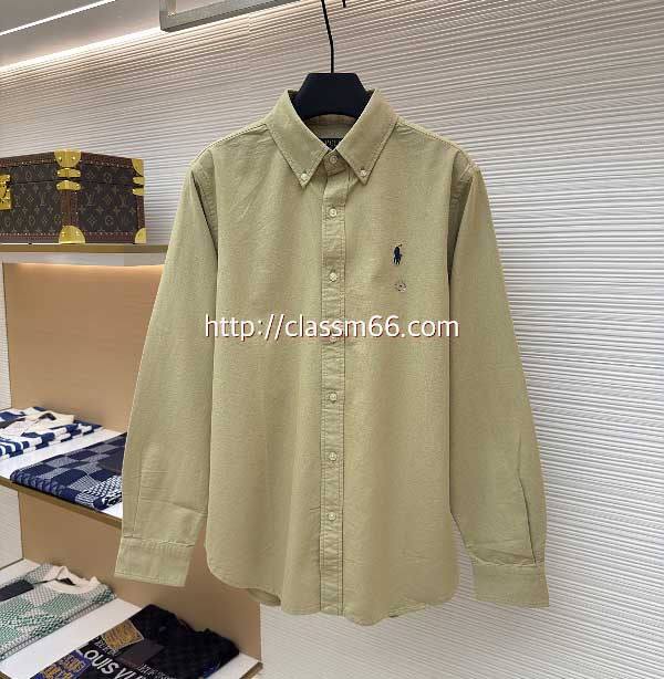 Ralph Lauren Polo 랄프로렌 폴로 25 한정판 남여공용 긴팔 셔츠 A13015