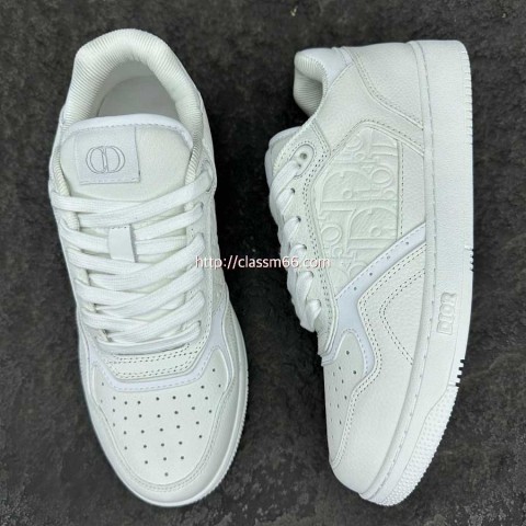 디올 25 한정판 Essentials B27 소가죽 카프스킨 남여공용 운동화 B4786