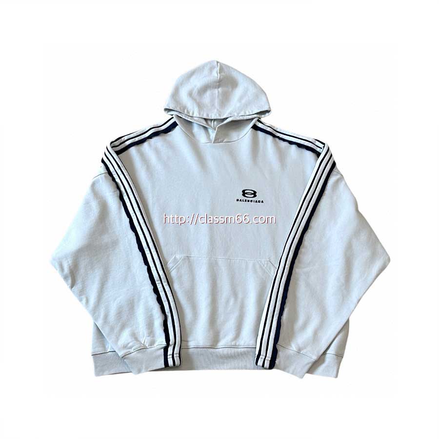 발렌시아가 25 한정판 긴팔 후드 티셔츠 A13057