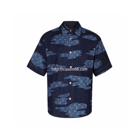 루이비통 25 한정판 반팔 청셔츠 A13066