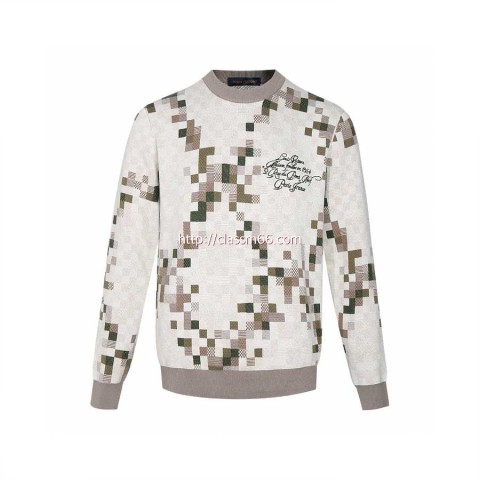 루이비통 25 한정판 양털 긴팔 니트 A13073