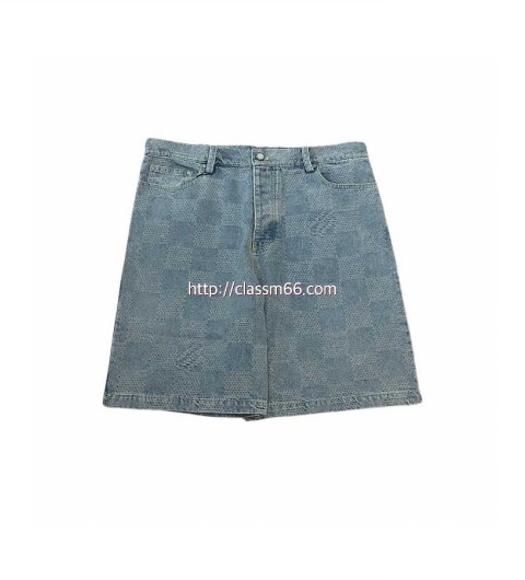 루이비통 25 한정판 Damier 청바지 반바지 A13086