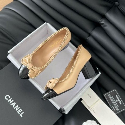 샤넬 25 한정판 6.5cm 여성 하이힐 B4855
