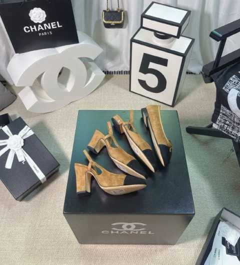 샤넬 25 한정판 1.5/6.5/9.5cm 여성 하이힐 신발 B4861