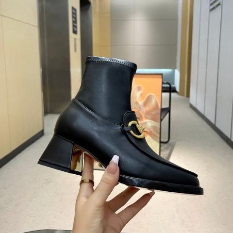 구찌 25 한정판 5cm 여성 하이 부츠 B4940