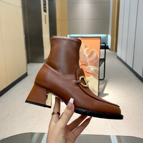 구찌 25 한정판 5cm 여성 하이 부츠 B4941