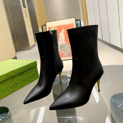 구찌 25 한정판 8.5cm 여성 하이 부츠 B4949