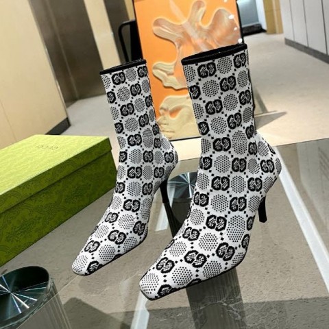 구찌 25 한정판 7.5cm 여성 하이 부츠 B4957