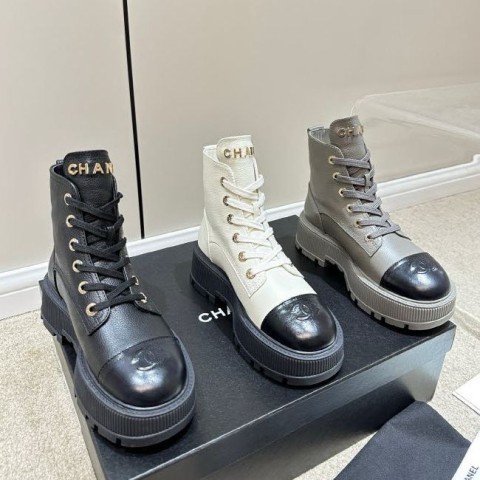 샤넬 25 한정판 3색 여성 부츠 B4964