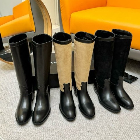 샤넬 25 한정판 3색 여성 부츠 B4979