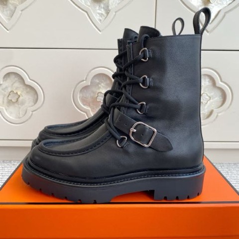 에르메스 25 한정판 여성 부츠 B5002