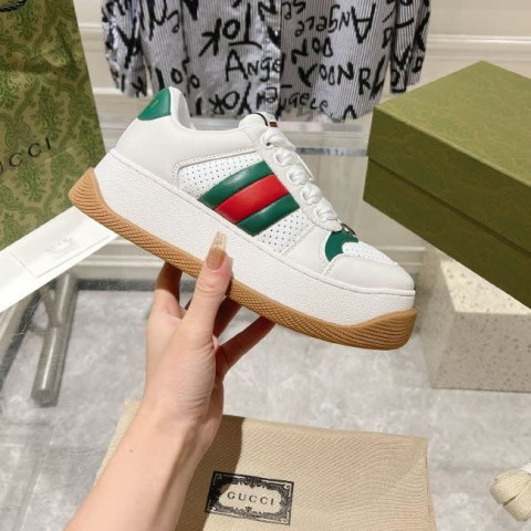 구찌 25 한정판 6cm 남여공용 운동화 B5037