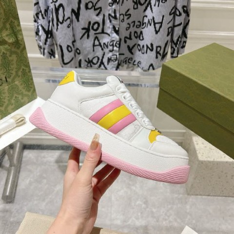 구찌 25 한정판 6cm 남여공용 운동화 B5039