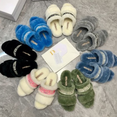 디올 25 한정판 7색 여성 슬리퍼 B5049