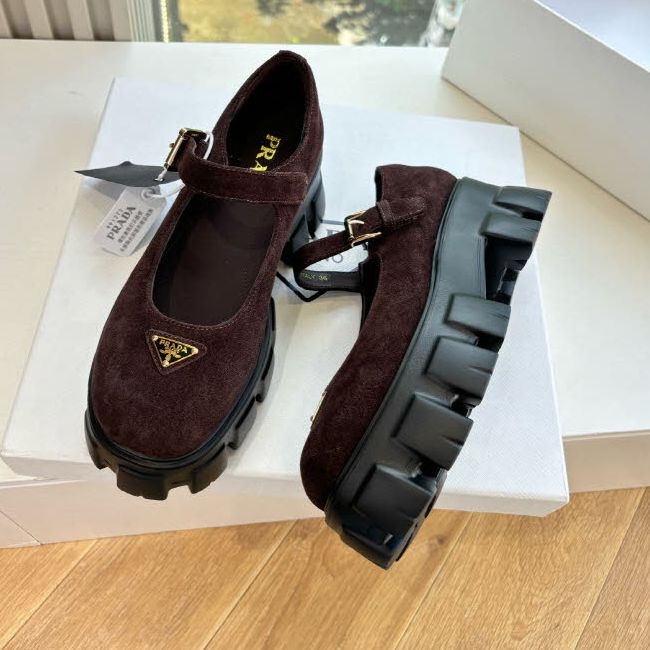 프라다 25 한정판 5cm 여성 신발 B5084