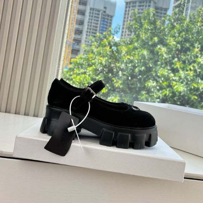 프라다 25 한정판 5cm 여성 신발 B5085