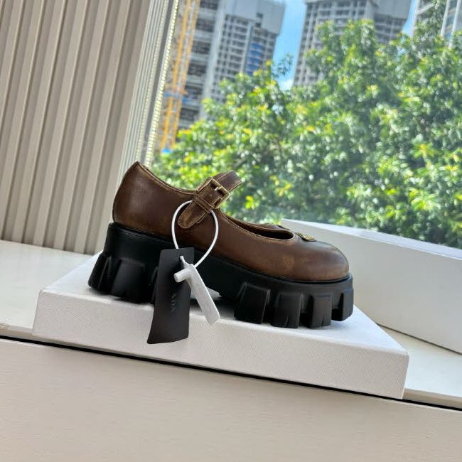 프라다 25 한정판 5cm 여성 신발 B5086