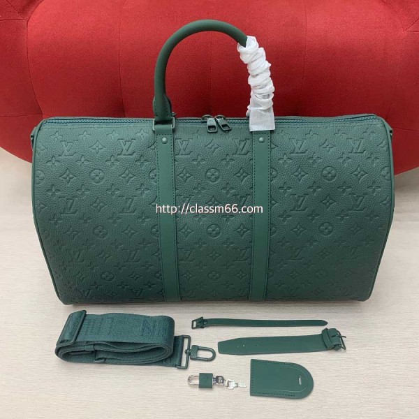루이비통 25 한정판 Keepall50 M24440 소가죽 카프스킨 여행 가방 C5560
