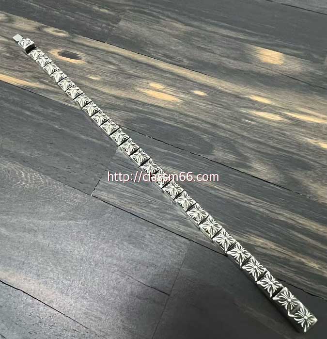 크롬하츠 25 한정판 실버 925 팔찌 D3064