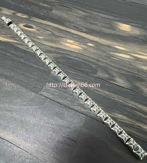 크롬하츠 25 한정판 실버 925 팔찌 D3064